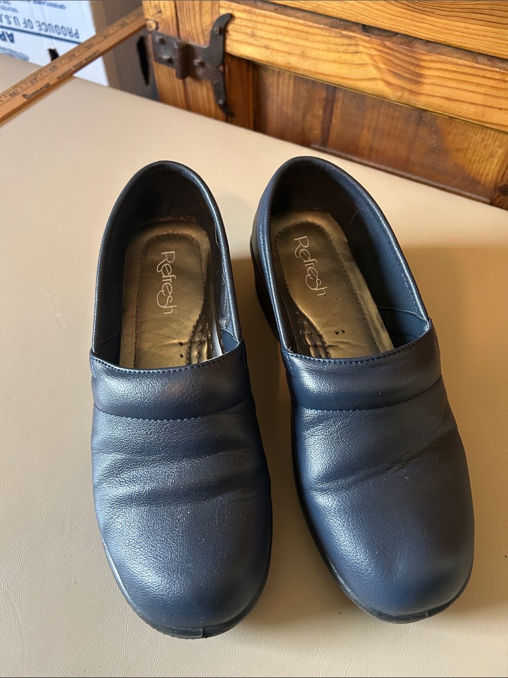 Refresh Navy Women's Slip-On Clogs